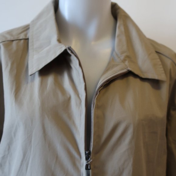 NWT PING COLLECTION KHAKI TAN FULL ZIP JACKET L * - Picture 3 of 14